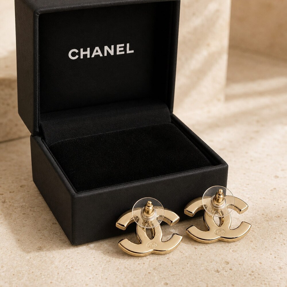 CHANEL Classic Parisian Earrings Style 38 | New with Box - Picture 5 of 9
